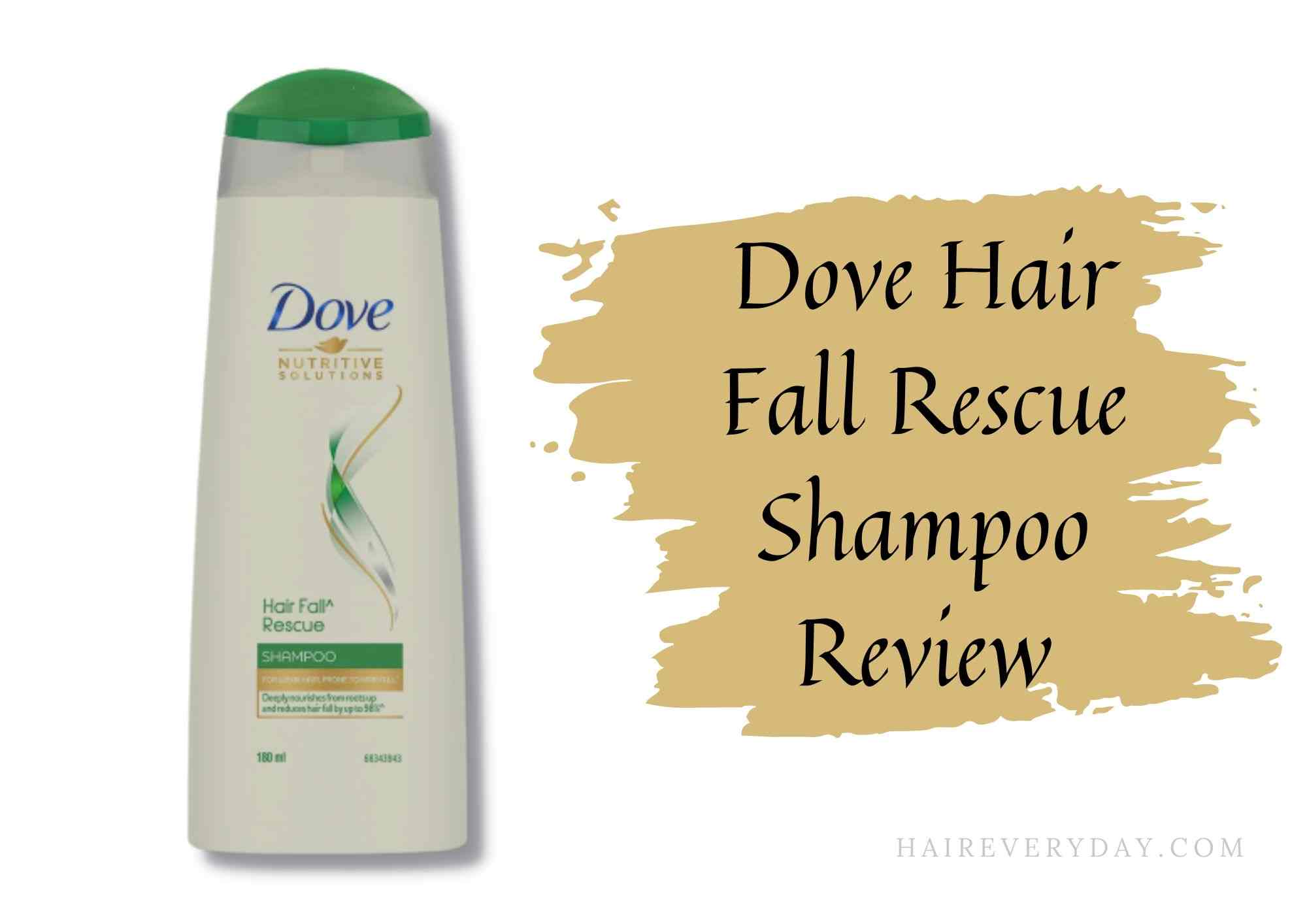 Dove Hair Fall Rescue Shampoo Review 2023 | Does It Help Hair Grow? - Hair  Everyday Review