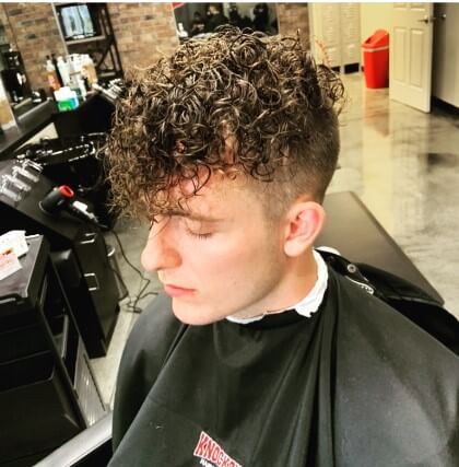 perm hairstyle for men