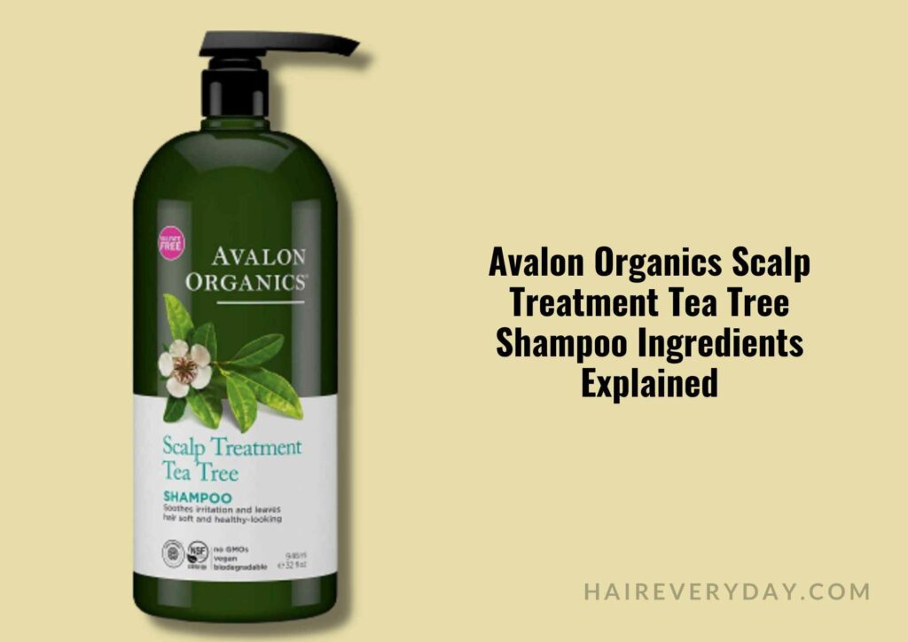 Avalon Organics Scalp Treatment Shampoo Ingredients
