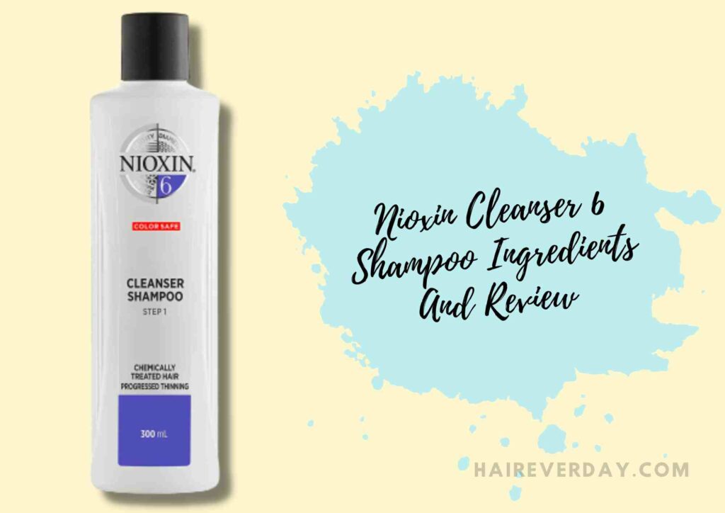 Nioxin Cleanser Shampoo Ingredients + Review