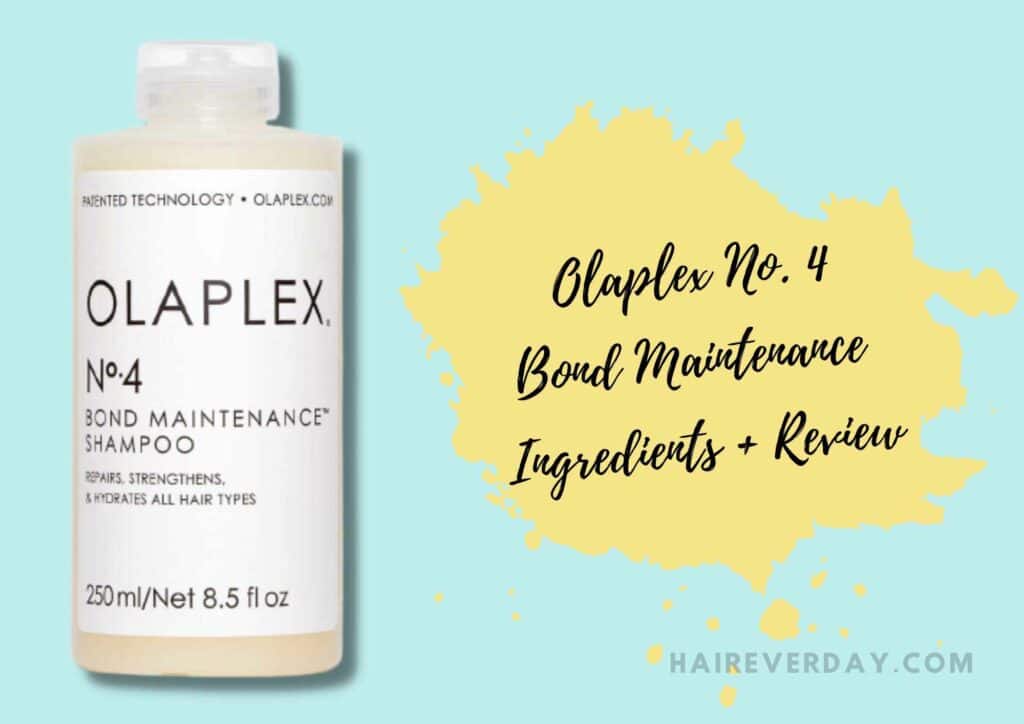 Olaplex No 4 Bond Maintenance Shampoo Ingredients + Review