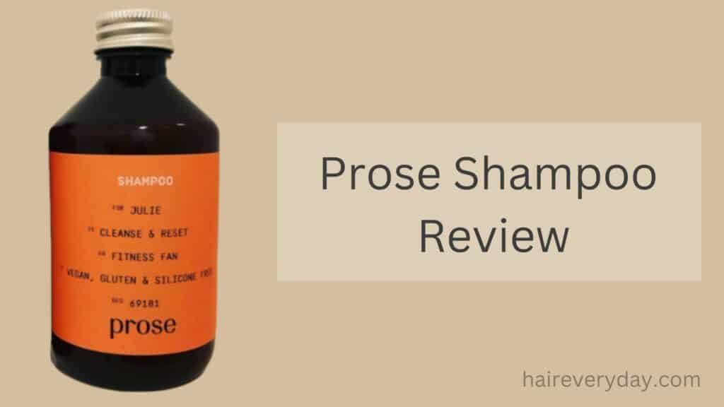 Prose Shampoo Review