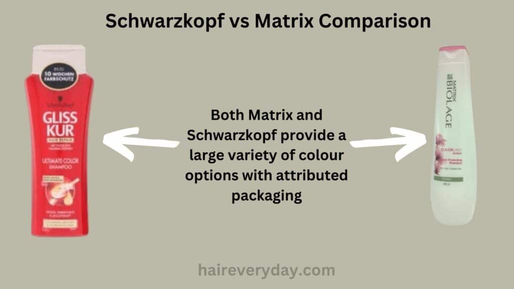 Schwarzkopf vs Matrix Comparison