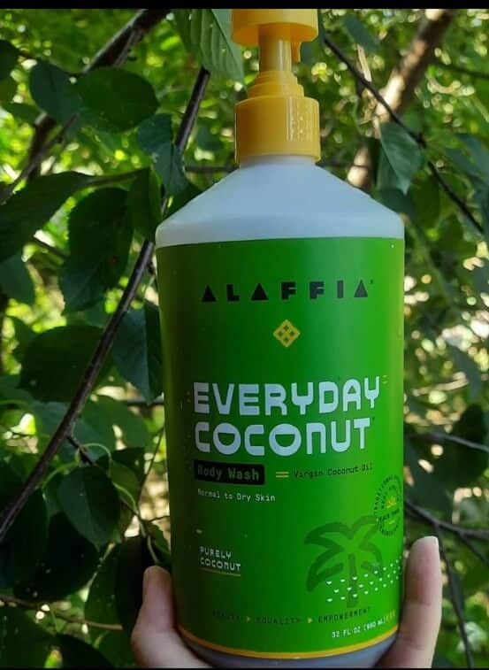 
alaffia shampoo coconut and ginger
