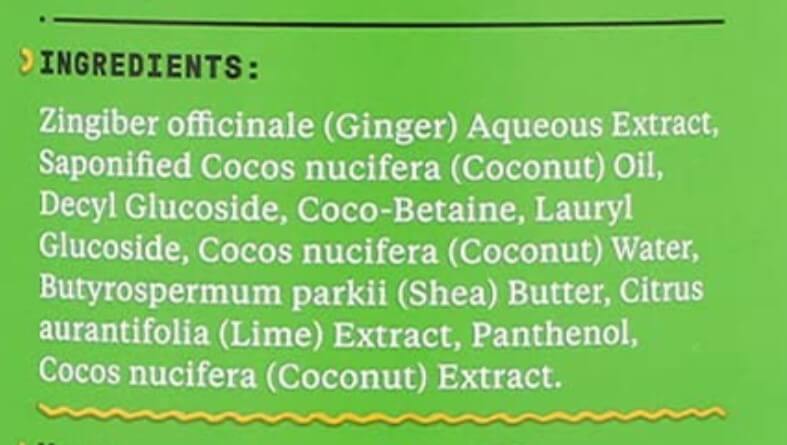 alaffia everyday coconut shampoo ingredients
