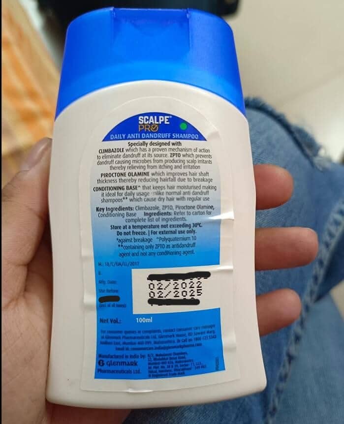 Glenmark Scalpe Pro Anti Dandruff Shampoo Ingredients
