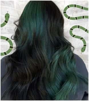 20 Unconventional Hair Color Ideas to Make a Statement : Electric Blue +  Green Ends