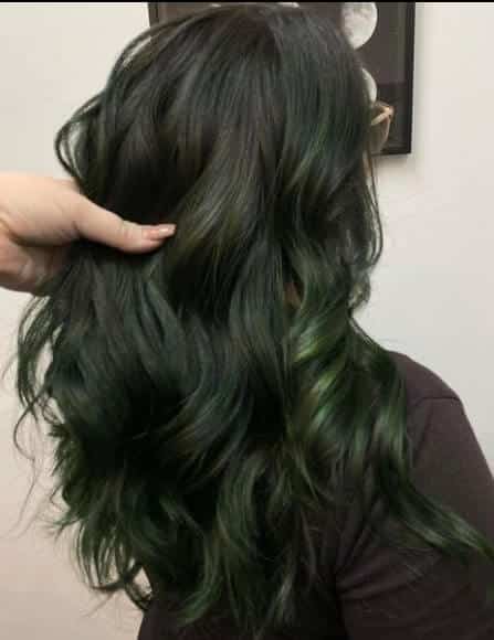 how to get dark emerald green hair