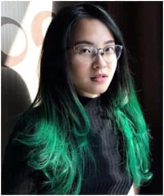 what hair color has green base