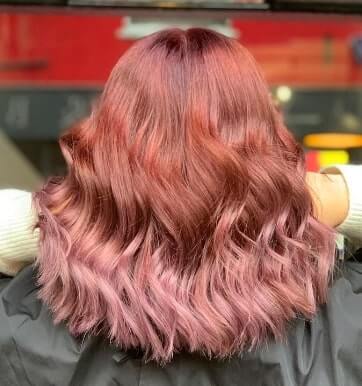 raspberry plum hair color