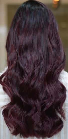 light plum hair color