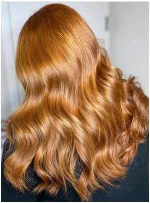light brown ginger hair