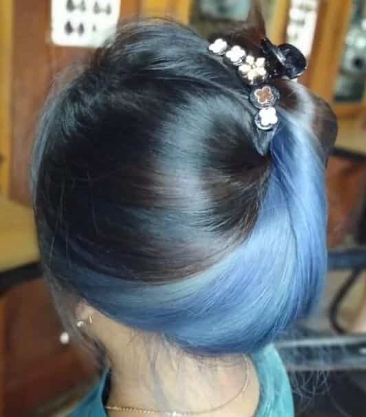 how to get blue hair dye out hair