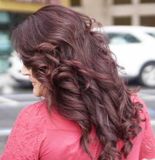plum hair color dye