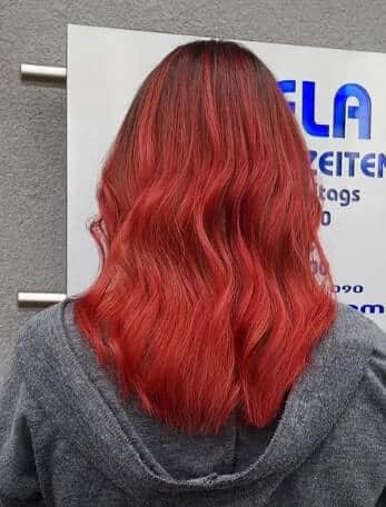 natural red ombre hair