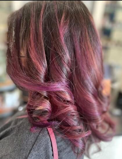 how to get plum color hair