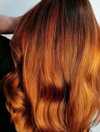 what does cinnamon hair color look like