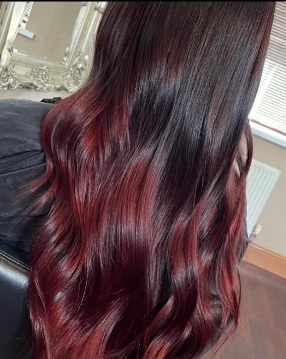chocolate cherry hair color formula