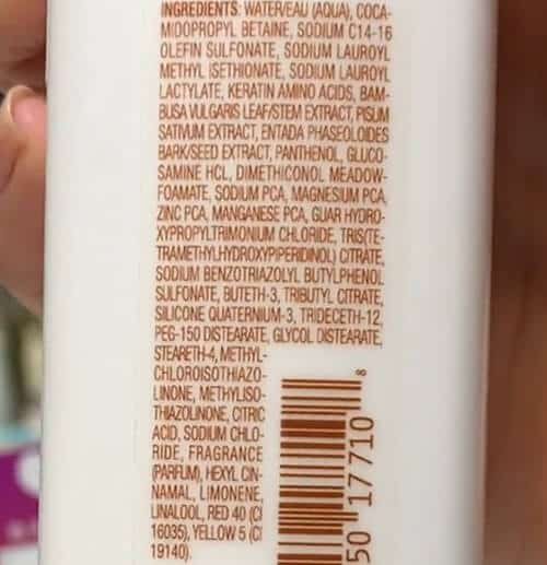 lanza healing volume thickening shampoo ingredients