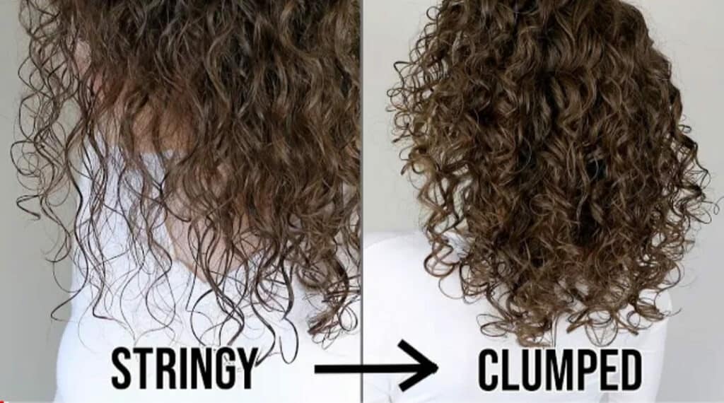 how to clump 3c curls
