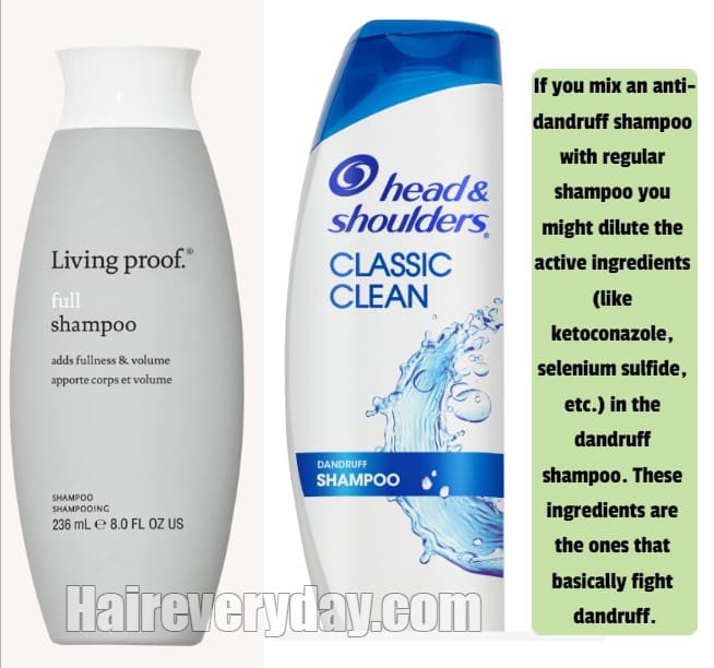 Can You Mix Dandruff Shampoo With Regular Shampoo
