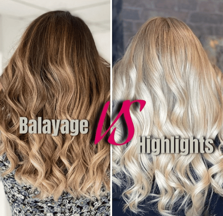 balayage vs highlights