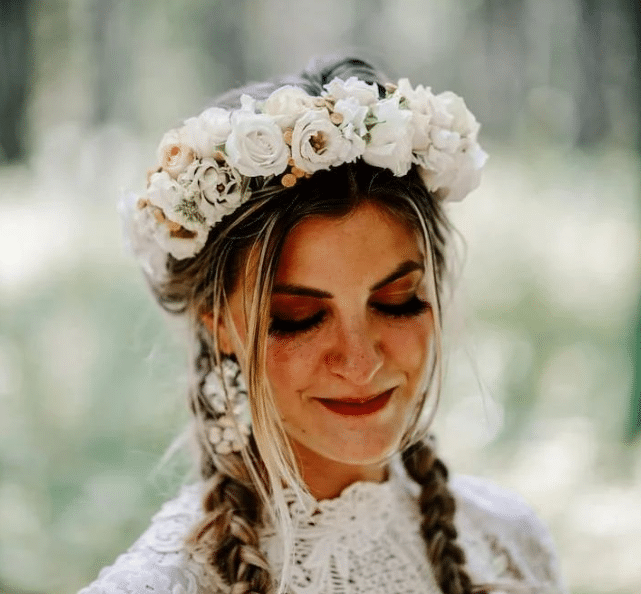 flower crown headband for women
