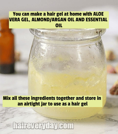 homemade hair gel without gelatin or flaxseed