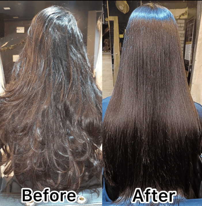 how long will keratin take to settle on hair