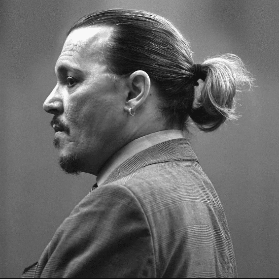 Johnny depp hairstyles long ponytail
