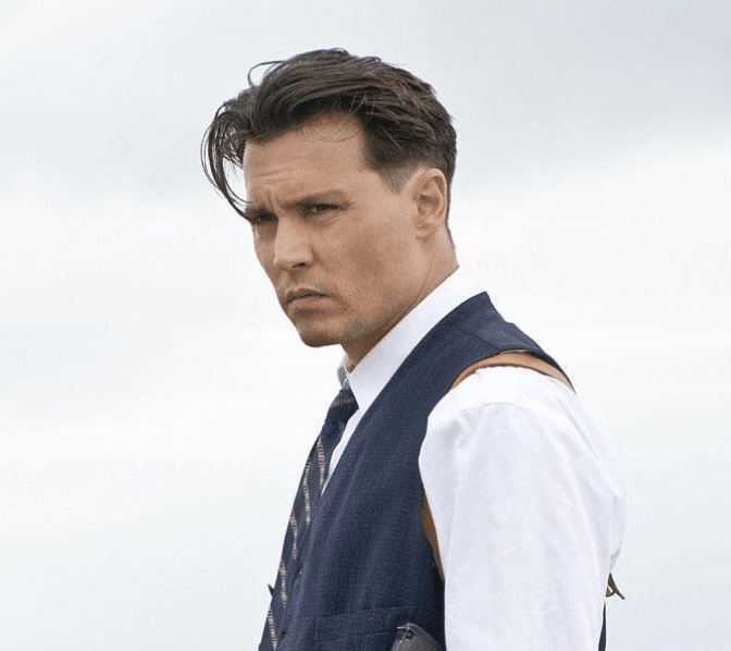 Johnny depp hairstyles clean shaven