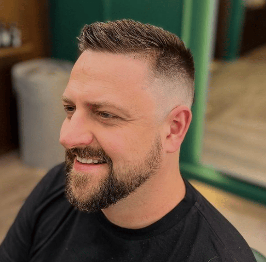 Short hairstyles for big foreheads male
