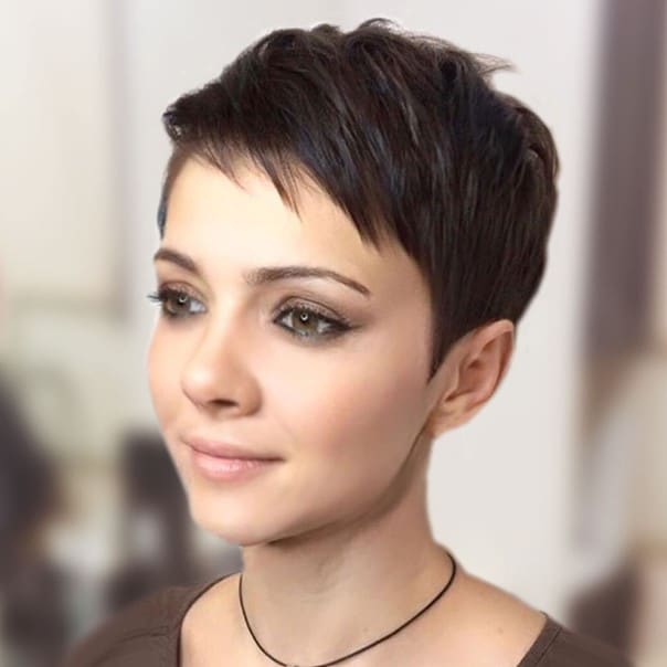 pixie haircuts for heart shape face