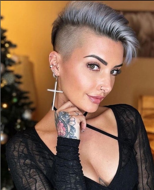 pixie with shaved sides haircut