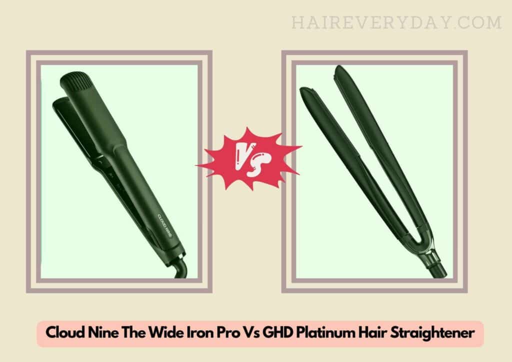 Cloud Nine The Wide Iron Pro Vs GHD Platinum Hair Straightener