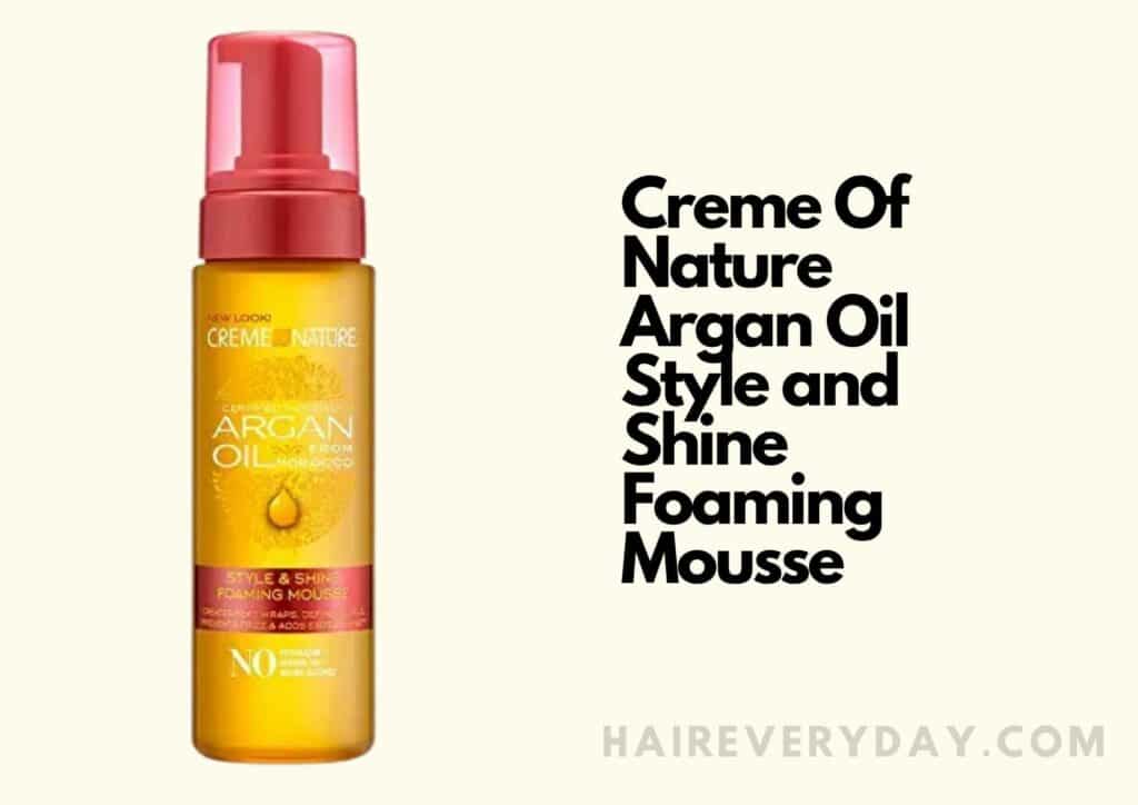 Creme Of Nature Argan Oil Style and Shine Foaming Mousse