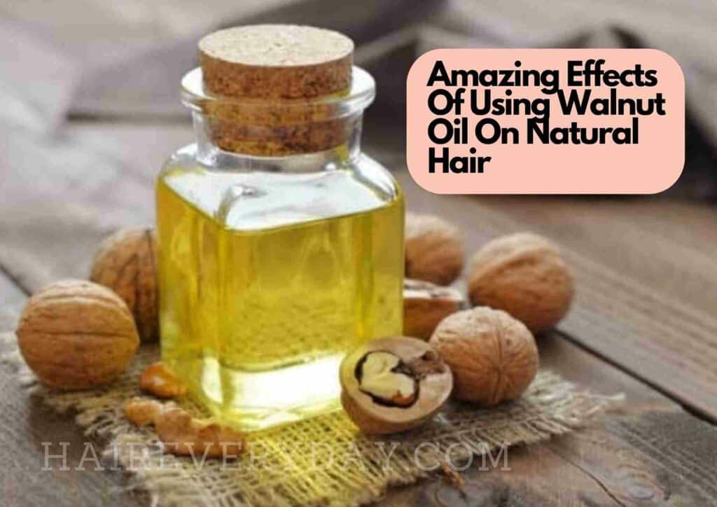 Effects Of Using Walnut Oil