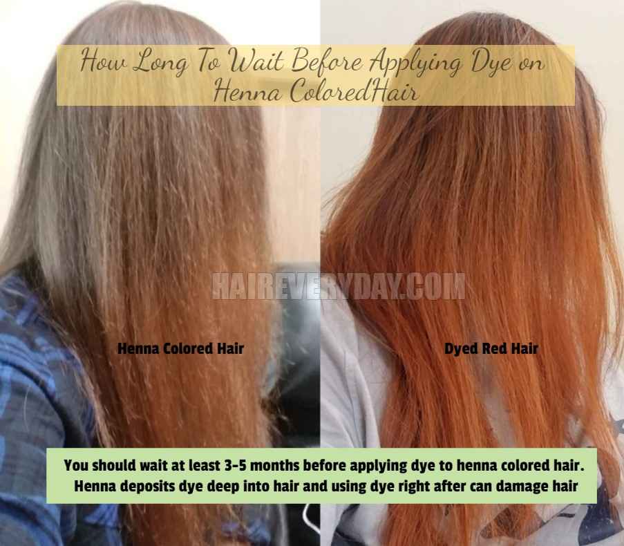 How Long To Wait After Henna To Dye Hair