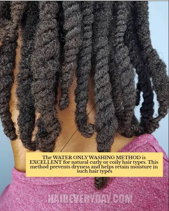 Is Water Only Hair Washing Suitable For Natural, 4c Hair