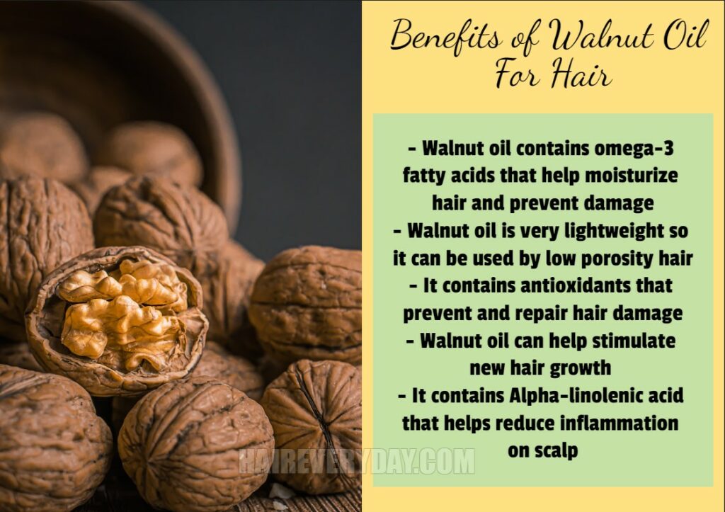 Benefits of Walnut Oil For Hair