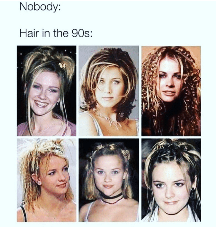 19 most important women's hairstyles of the 90's! I'm guilty of a few of  these. I may have combined a couple… | 90s hairstyles, Womens hairstyles,  Long hair styles