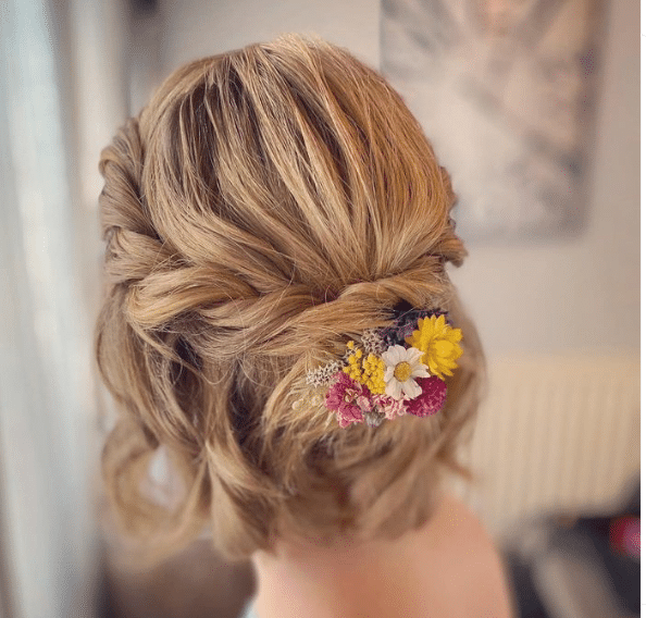 20 Easy Wedding hairstyles for short hair - Inspired Beauty