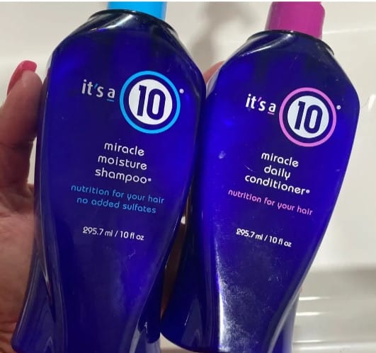 it's a 10 shampoo and conditioner review