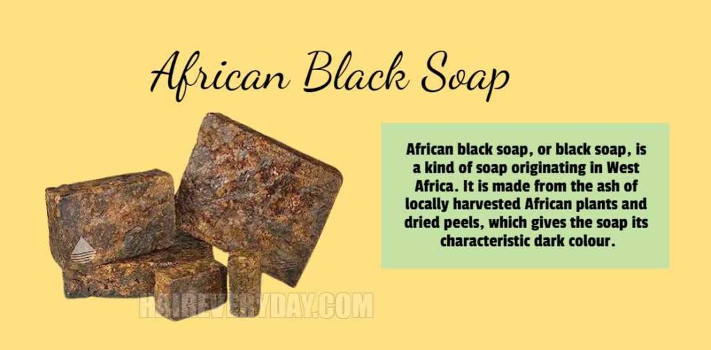 raw african black soap for hair