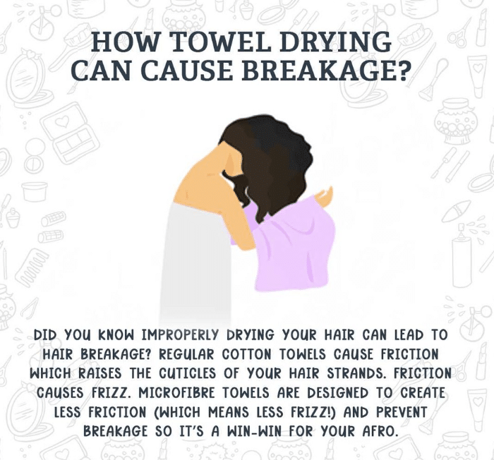 is towel drying bad for permed hair
