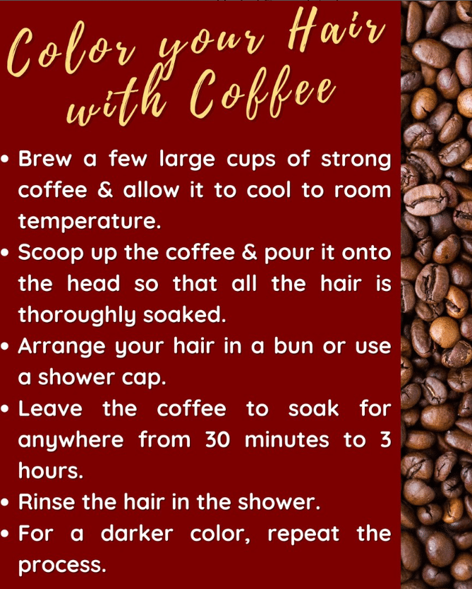 Recipe For Homemade Brown Hair Dye With Coffee