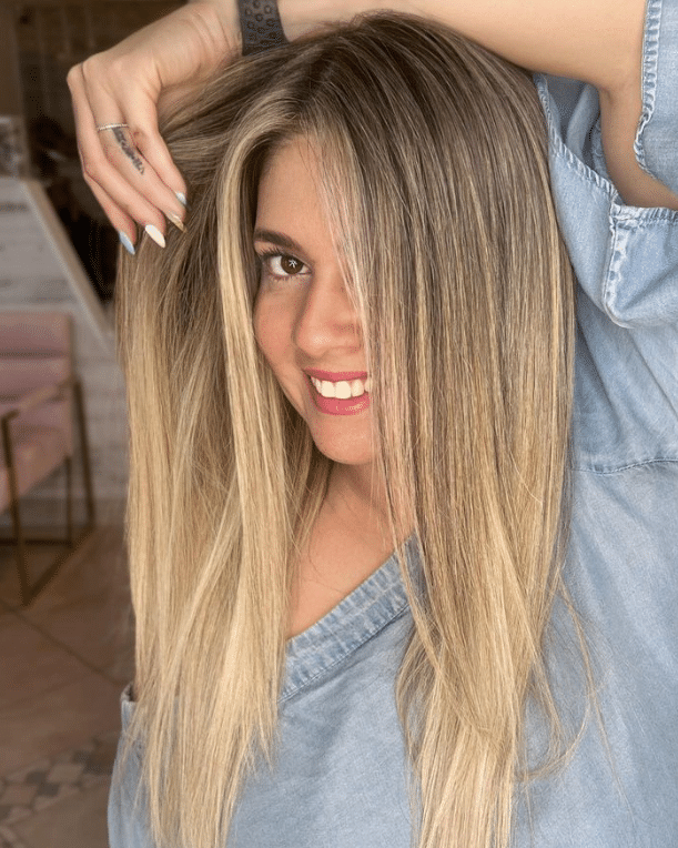 blonde hair for latina women