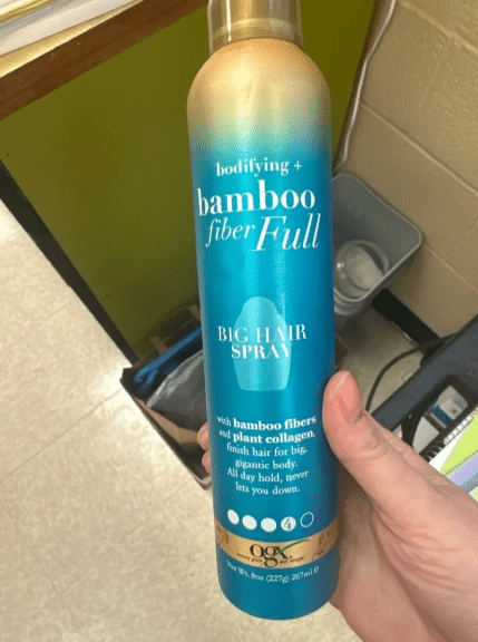 My Review of the Ogx Bodifying + Bamboo Fiberfull Big Hair Spray