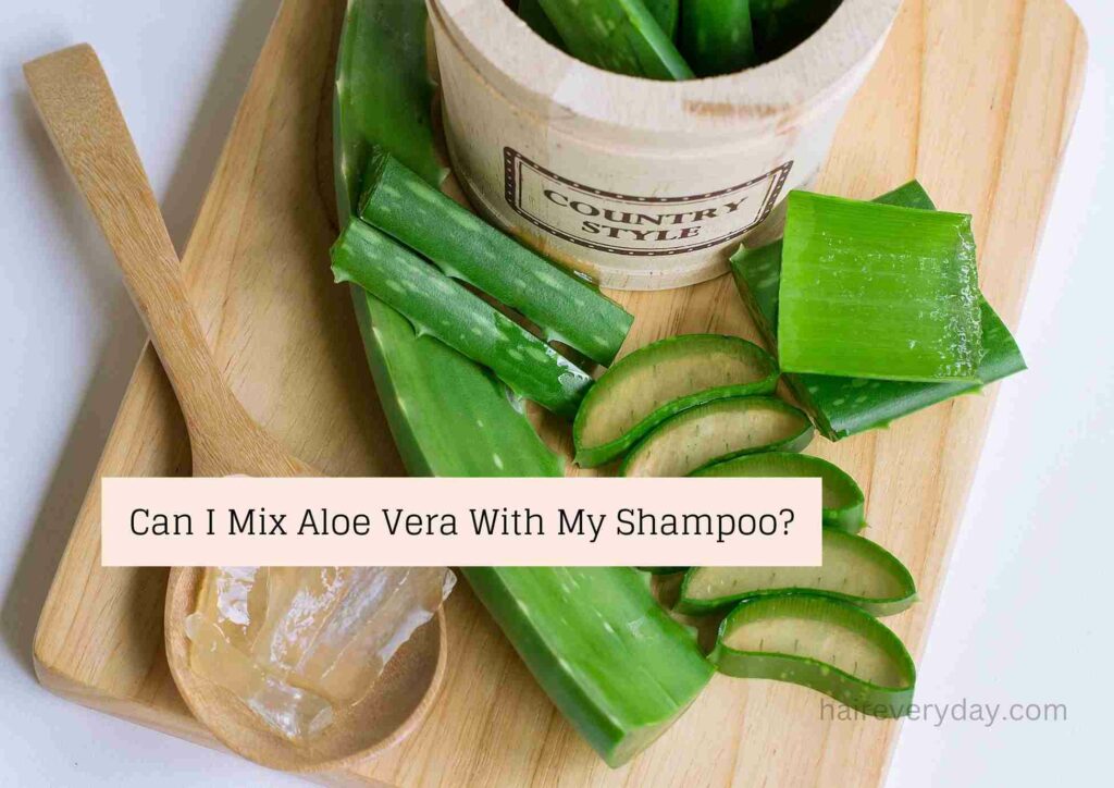 Can I Mix Shampoo With Aloe Vera Gel