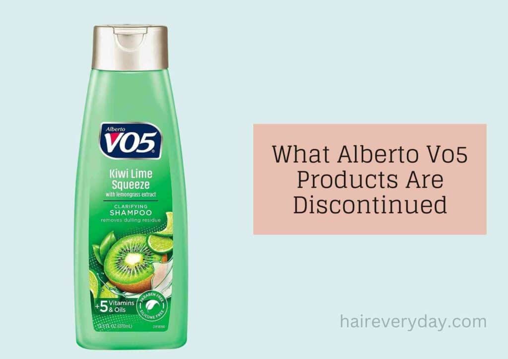 What Alberto Vo5 Products Are Discontinued